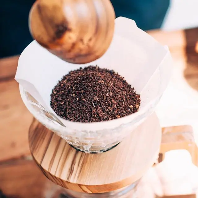 Alt view image 6 of 7 - Hario VDGR-02-OV V60 Heat Resistant Glass, Permeable, Coffee Dripper, Olive Wood, 02, Coffee Drip, For 1 to 4 Cups