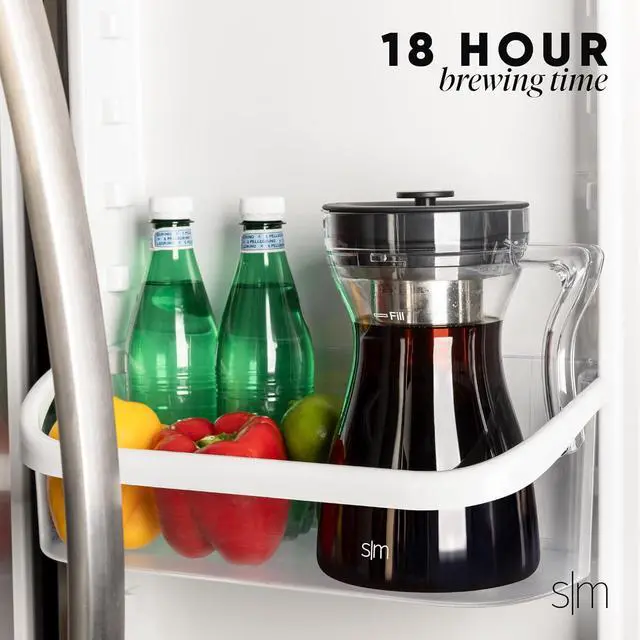 Alt view image 5 of 6 - Simple Modern Hugo Cold Brew Coffee Maker | Airtight Pitcher with Fine Mesh Filter | Iced Tea Brewer | 1.5 Quart
