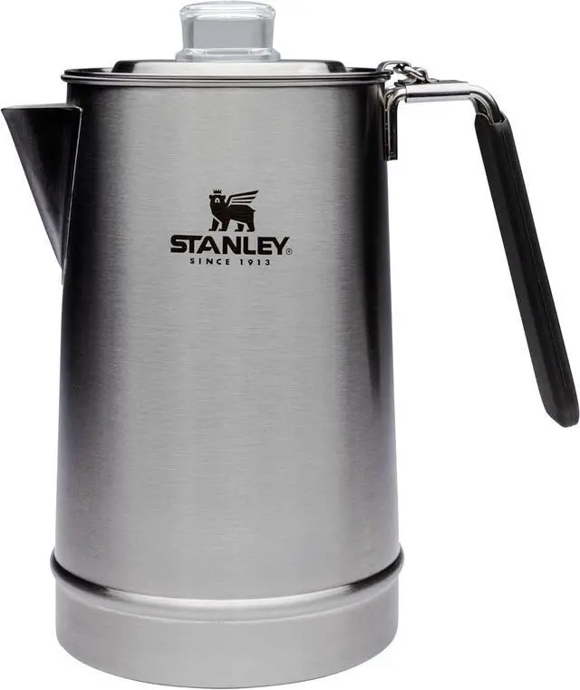 Main image of Stanley Coffee Percolator 1.1QT, Stainless Steel Wide Mouth Coffee Press,Large Capacity, Ergonomic Handle, Dishwasher Safe