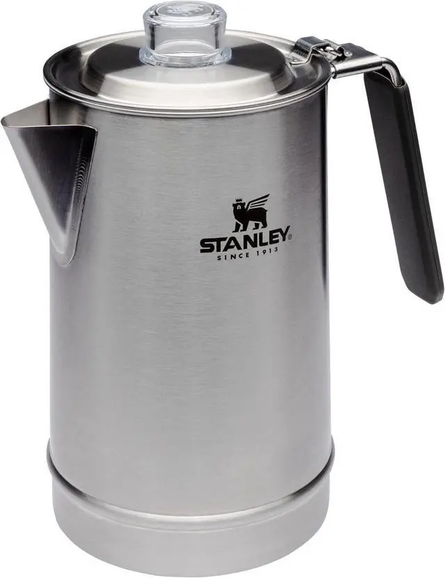 Alt view image 2 of 6 - Stanley Coffee Percolator 1.1QT, Stainless Steel Wide Mouth Coffee Press,Large Capacity, Ergonomic Handle, Dishwasher Safe