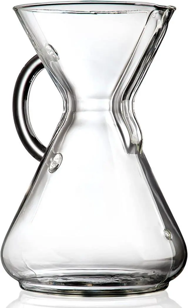 Main image of Chemex Pour-Over Glass Coffeemaker - Glass Handle Series - 10-Cup - Exclusive Packaging