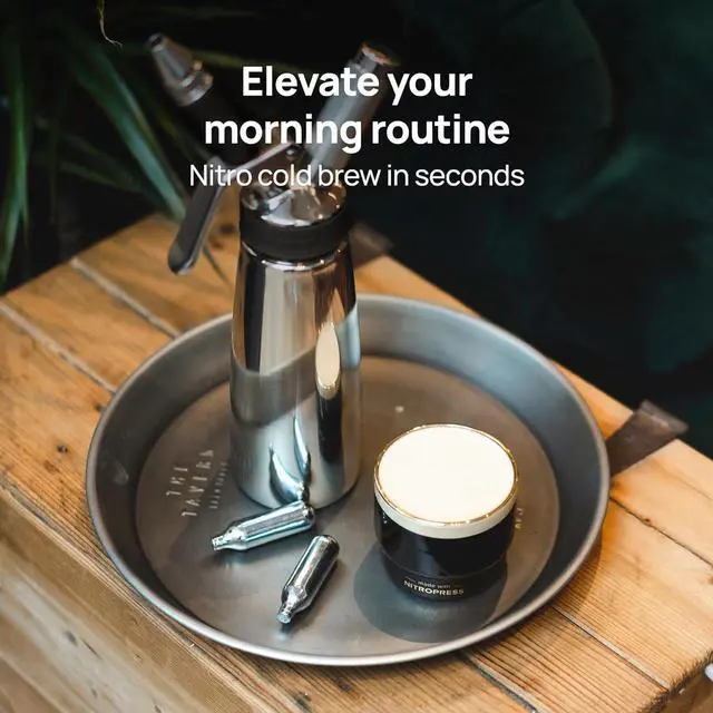 Alt view image 5 of 7 - NitroPress Nitro Cold Brew Maker and Dispenser | At-Home Nitro Coffee Maker