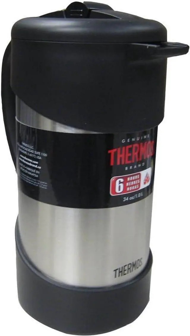 Main image of Thermos NCI1000SS4 Vacuum Insulated Stainless Steel Gourmet Coffee Press, 34-Ounce, 9.2"x 6.9"x 4.3"