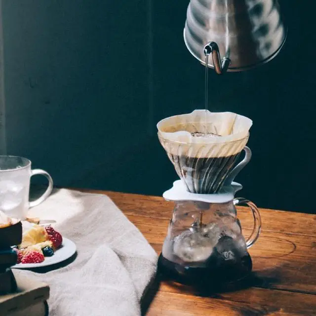 Alt view image 7 of 7 - Hario V60 Glass Coffee Dripper, Size 02, Black