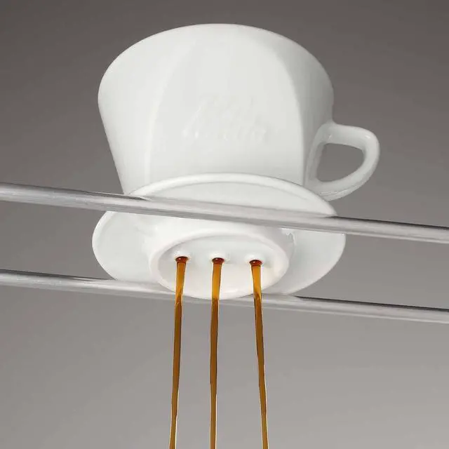 Alt view image 3 of 7 - Carita HASAMI & Kalita HA102#02010 Coffee Dripper Porcelain Hasami Ware for 2-4 People