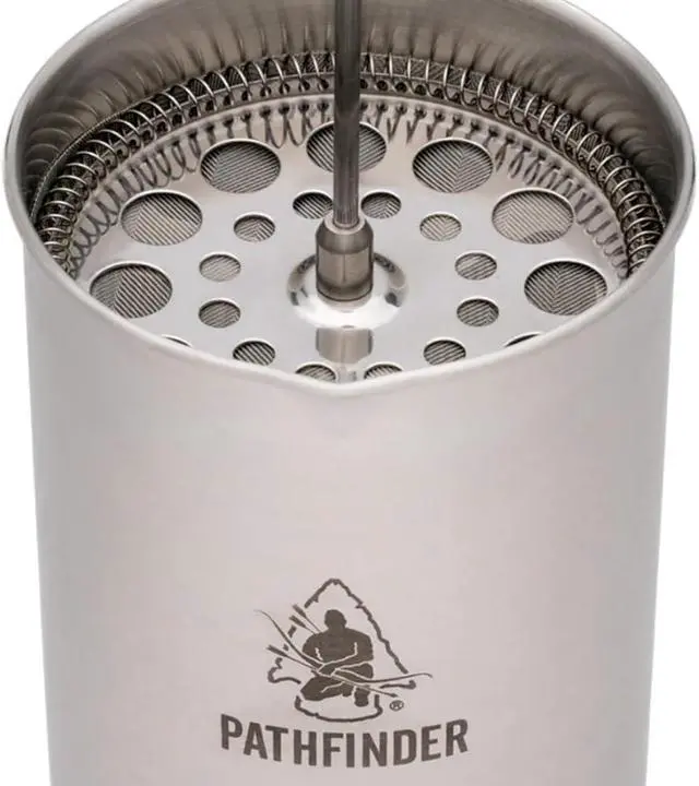 Alt view image 7 of 7 - The Pathfinder School French Press for Camping