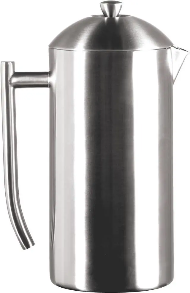 Main image of Frieling Double-Walled Stainless-Steel French Press Coffee Maker - 44 Oz Insulated Coffee Press - Large Stainless Steel French Press for Sediment-Free Brewing for Home & Travel