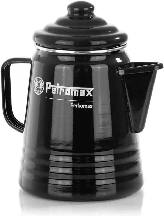 Main image of Petromax Tea and Coffee Percolator, Use Indoor/Outdoors for Home Kitchen or Campfire, Enameled Steel Coffee and Tea Pot Brews to Your Taste, 5-6 Cup Capacity