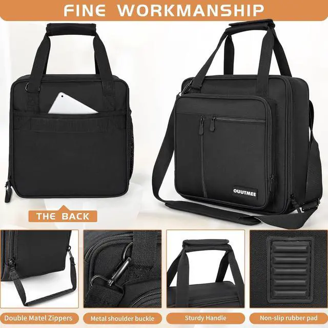 Alt view image 3 of 7 - Coffee Maker Carrying Bag Compatible with Keurig K-Mini or K-Mini Plus, Single Serve Coffee Brewer Portable Storage Bag with Extra Pockets, Storage Tote Case With Multiple Pockets for K-Cup