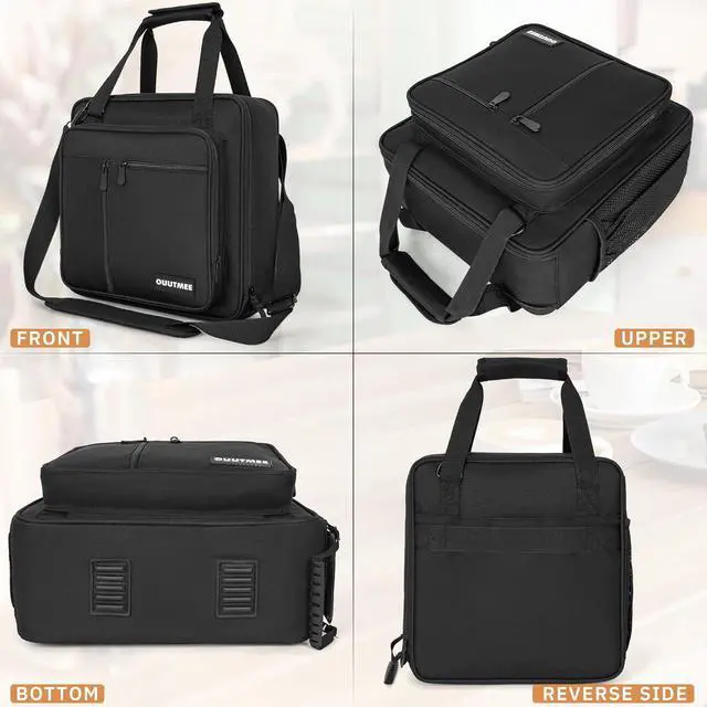 Alt view image 5 of 7 - Coffee Maker Carrying Bag Compatible with Keurig K-Mini or K-Mini Plus, Single Serve Coffee Brewer Portable Storage Bag with Extra Pockets, Storage Tote Case With Multiple Pockets for K-Cup