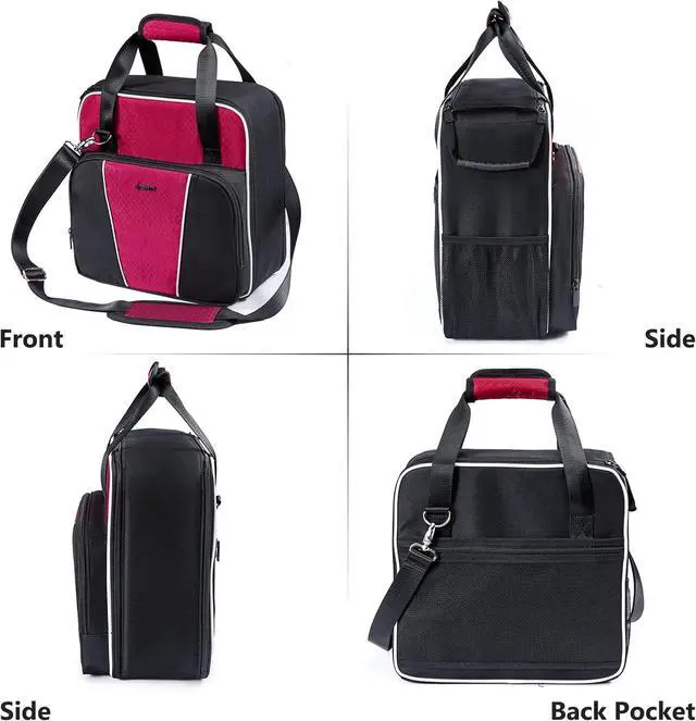Alt view image 4 of 7 - BAGSPRITE Coffee Maker Travel Bag Compatible with Keurig K-Mini or K-Mini Plus, Single Serve Coffee Brewer Carrying Case with Multiple Pockets for K-Cup Pods, Storage Bag With Shoulder Strap