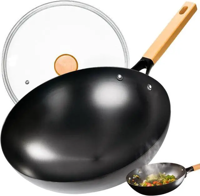 Main image of ANGORA BRANDS Wok Pan for Kitchen - Versatile Cookware - Good for Stir Fry - Nonstick Frying Pan - by Rolka