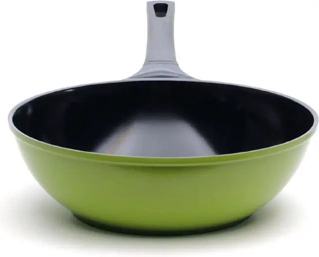 Main image of Ozeri Green Ceramic Wok, with Smooth Ceramic Non-Stick Coating (100% PTFE and PFAS Free)