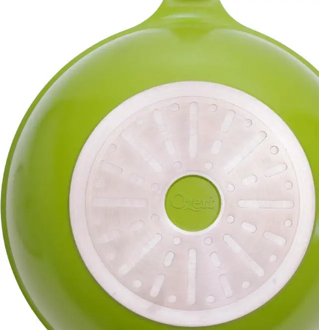 Alt view image 6 of 6 - Ozeri Green Ceramic Wok, with Smooth Ceramic Non-Stick Coating (100% PTFE and PFAS Free)