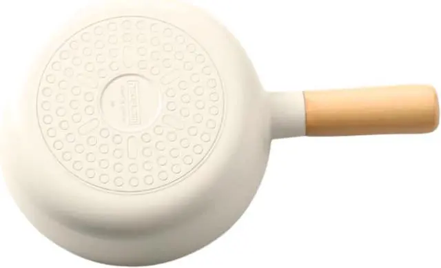 Alt view image 7 of 7 - FIKA 7 inch Mini Stir Fry Wok with Wooden Handle, Induction Compatible Cookware for All Stovetops, Kitchen Essential Ceramic Coating Skillet, Healthy Cooking Omelet Frying Pan, Made in Korea (18cm)