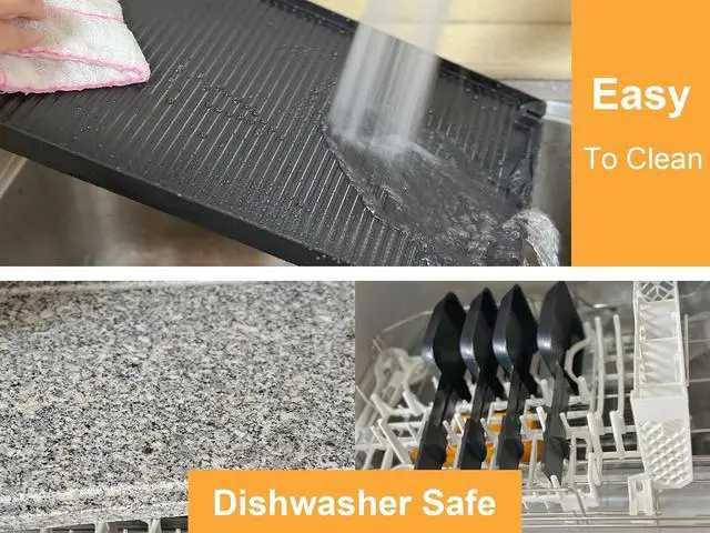 Alt view image 5 of 7 - TAMARIT Raclette Table Grill Portable 3 in 1 Korean Barbecue BBQ Grill Electric Indoor Grill with Non-Stick Reversible Grilling Plate & Cooking Stone for Steak 1400W Raclette Grill for 8 Person, Black