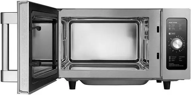 Alt view image 6 of 7 - Midea Equipment 1025F0A Countertop Commercial Microwave Oven with Dial, 1000W, Stainless Steel.9 CuFt