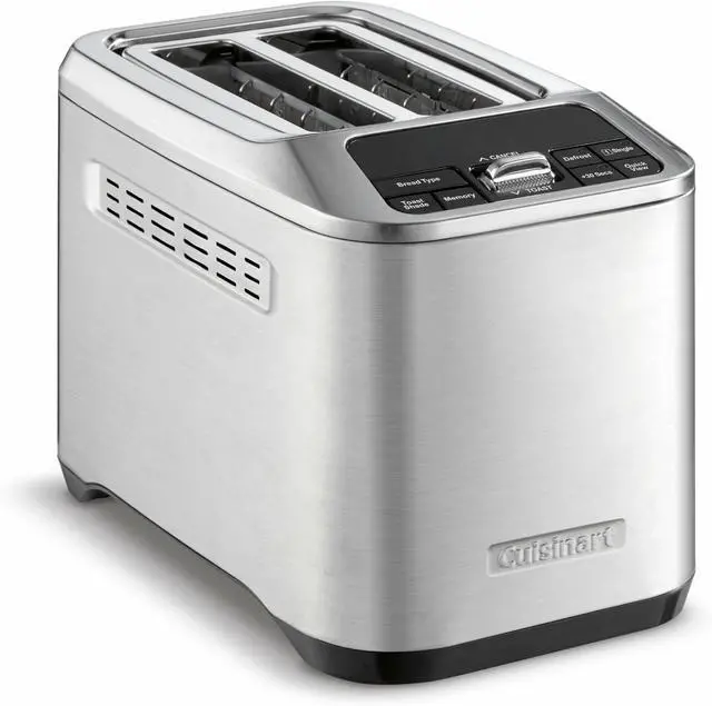 Alt view image 2 of 5 - Cuisinart CPT-520 2-Slice Motorized Toaster, Stainless Steel/Black
