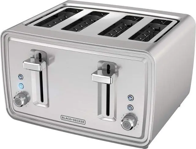 Main image of BLACK+DECKER 4-Slice Toaster, Stainless Steel, TR4900SSD