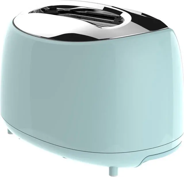 Alt view image 7 of 7 - Brentwood Appliances Cool-Touch 2-Slice Retro Toaster with Extra-Wide Slots (Blue)