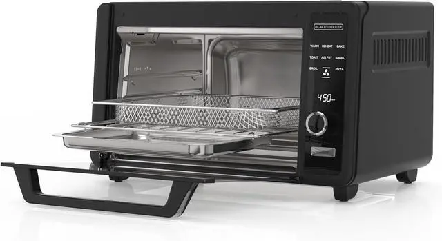 Alt view image 5 of 5 - BLACK+DECKER Crisp 'N Bake 6-Slice Digital Toaster Oven
