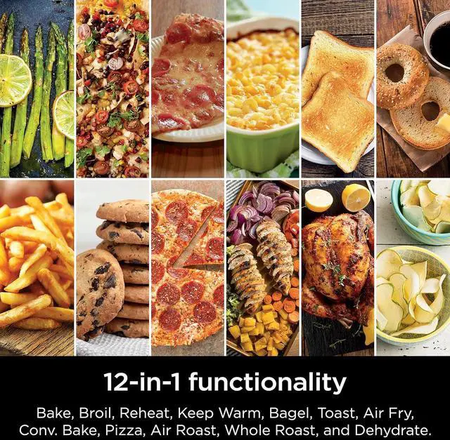Alt view image 7 of 7 - Ninja DCT451 12-in-1 Smart Double Oven with FlexDoor, Thermometer, FlavorSeal, Smart Finish, Rapid Top Convection and Air Fry Bottom , Stainless Steel