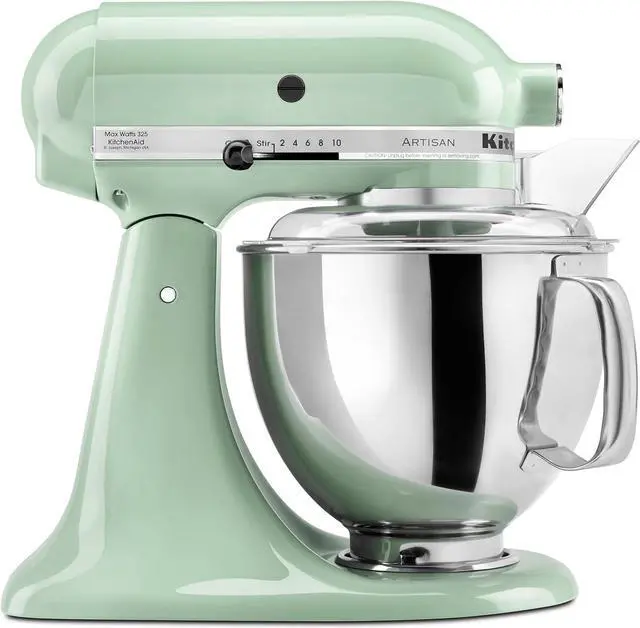 Main image of KitchenAid Artisan Series 5 Quart Tilt Head Stand Mixer with Pouring Shield KSM150PS, Pistachio