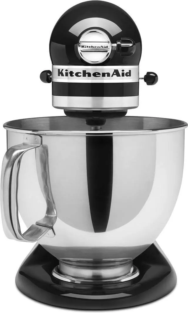 Alt view image 2 of 5 - KitchenAid Value Bundle Artisan Series 5 Quart Tilt-Head Stand Mixer with Included Flex Edge Beater, KSM150FEOB, Onyx Black