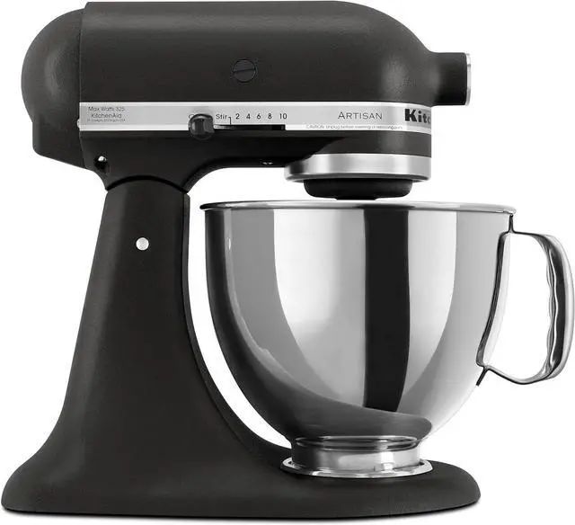 Main image of KitchenAid Artisan Series 5 Quart Tilt Head Stand Mixer with Pouring Shield KSM150PS, Cast Iron