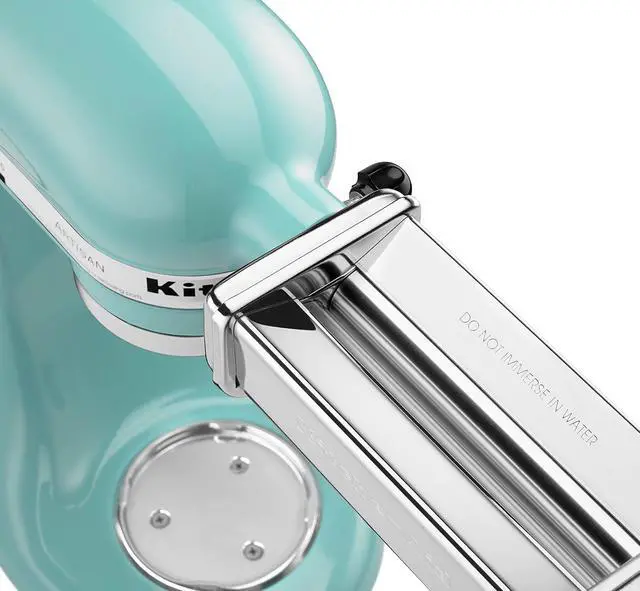 Alt view image 4 of 6 - KitchenAid Artisan Series 5 Quart Tilt Head Stand Mixer with Pouring Shield KSM150PS, Removable bowl, Aqua Sky