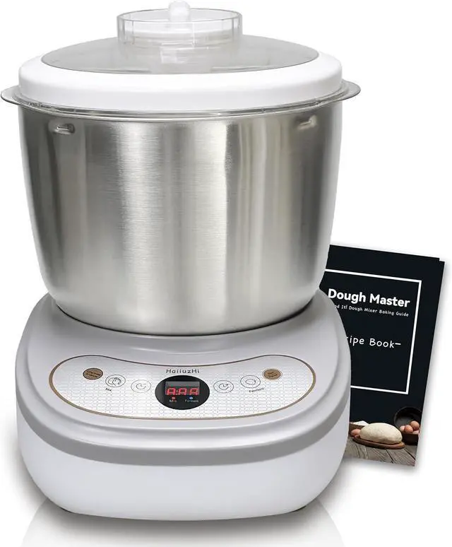 Main image of Dough Maker with Ferment Function,Dough Mixer with 7Qt Large Capacity,Household Bread Mixer for Pizza, Roti, Dumplings, and Sourdough Kneading Machine with Stainless Steel Bowl, Face-up Touch Panel