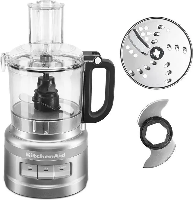 Main image of KitchenAid KFP0718CU 7-Cup Food Processor Chop, Puree, Shred and Slice - Contour Silver