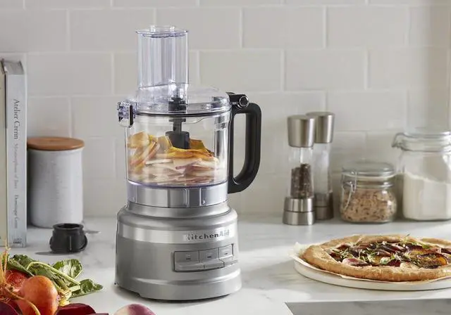 Alt view image 6 of 7 - KitchenAid KFP0718CU 7-Cup Food Processor Chop, Puree, Shred and Slice - Contour Silver
