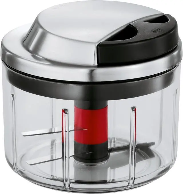 Main image of Rosle Manual Pull-Start Food Processor Multi Cutter & Salad Spinner Basket