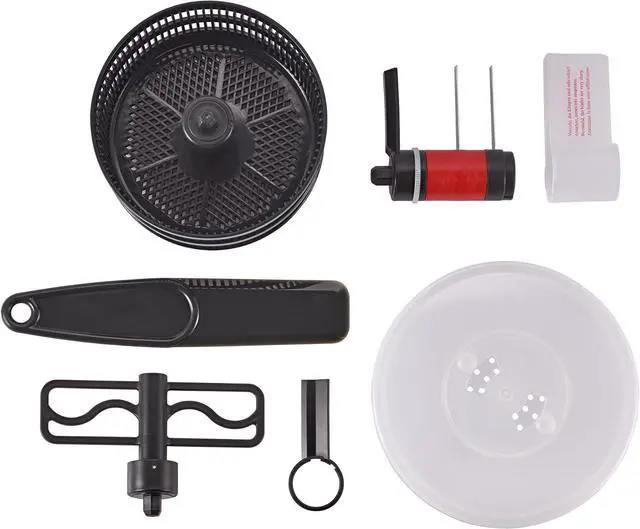Alt view image 5 of 5 - Rosle Manual Pull-Start Food Processor Multi Cutter & Salad Spinner Basket