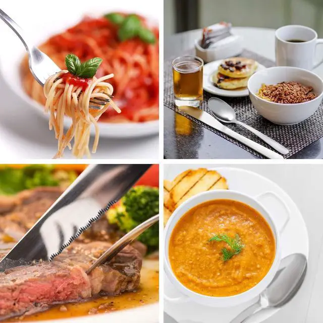 Alt view image 7 of 7 - Pleafind 72-Pieces Silverware Set for 12, Flatware Set with Steak Knives, Stainless Steel Cutlery Set, Include Forks Spoons and Knives Set, Dishwasher Safe Utensil Sets for Home Restaurant