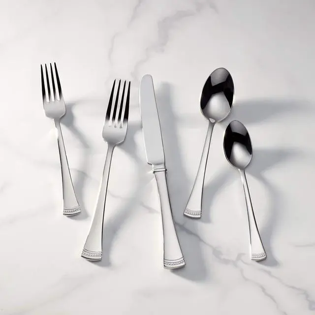 Alt view image 6 of 7 - Lenox 815486 Portola 65-Piece Flatware Set