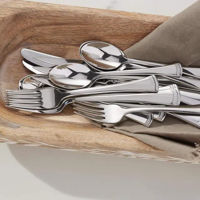 Alt view image 7 of 7 - Lenox 815486 Portola 65-Piece Flatware Set