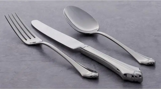 Alt view image 4 of 5 - Oneida Kenwood 5 Piece Fine Flatware Set 18/10 Stainless Steel, Silver