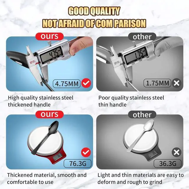 Alt view image 4 of 7 - Hammered Black Silverware Set for 8,Stainless Steel 40-Piece Modern Cutlery Set,Mirror Polished Heavy Duty Flatware Set Utensil Set,Knives Spoons and Forks Set,Dishwasher Safe