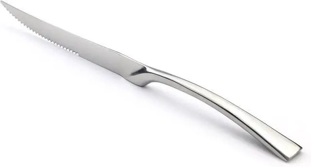 Alt view image 4 of 7 - 20-Piece 18/10 Stainless Steel Serrated Steak Knife Flatware Set, Service for 4