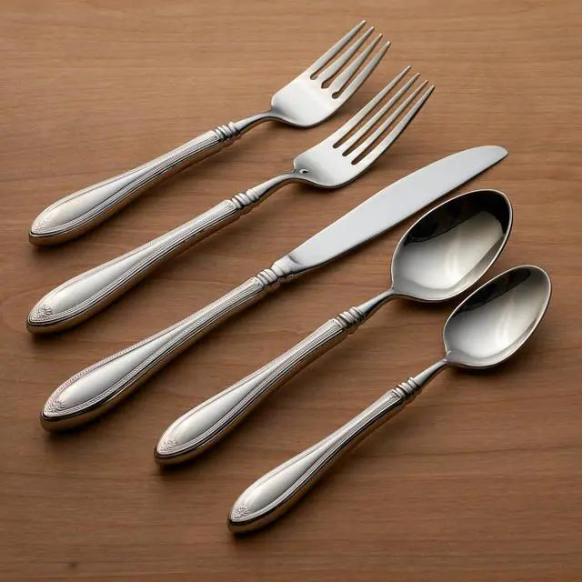 Alt view image 2 of 4 - Oneida Sheraton 5-Piece Flatware Set, Service for 1