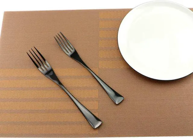 Alt view image 5 of 6 - Mirror Polishing Black 18/10 Stainless Steel, 20-Piece Flatware Silverware Set Service for 4 Stainless Steel Cutlery Include Knife Fork Spoon Dishwasher Safe