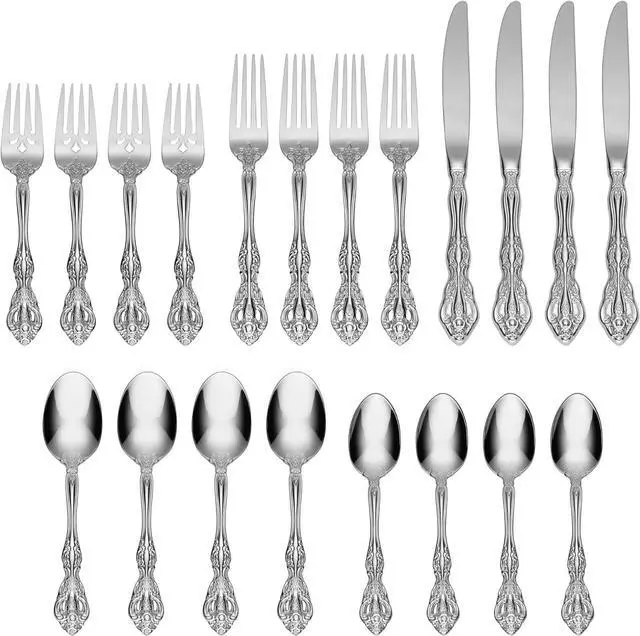 Alt view image 2 of 7 - Oneida Michelangelo 20-Piece Flatware Set, Service for 4