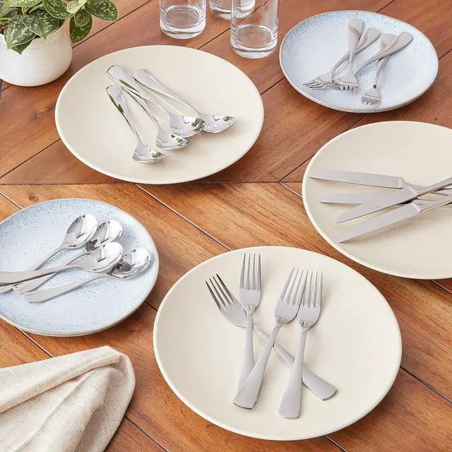 Alt view image 5 of 5 - Mikasa 5084413 Serena 20-Piece Stainless Steel Flatware Set, Service for 4