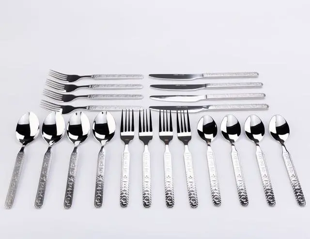 Alt view image 2 of 4 - Ranch Brands Stainless Steel Western Flatware/Silverware Set (20 piece) by Cowboy Living
