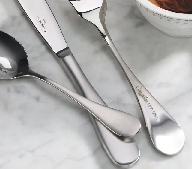 Alt view image 5 of 7 - Cangshan RAIN Series Stainless Flatware Set, Window Box, Matte Finish Handle (20-Piece)