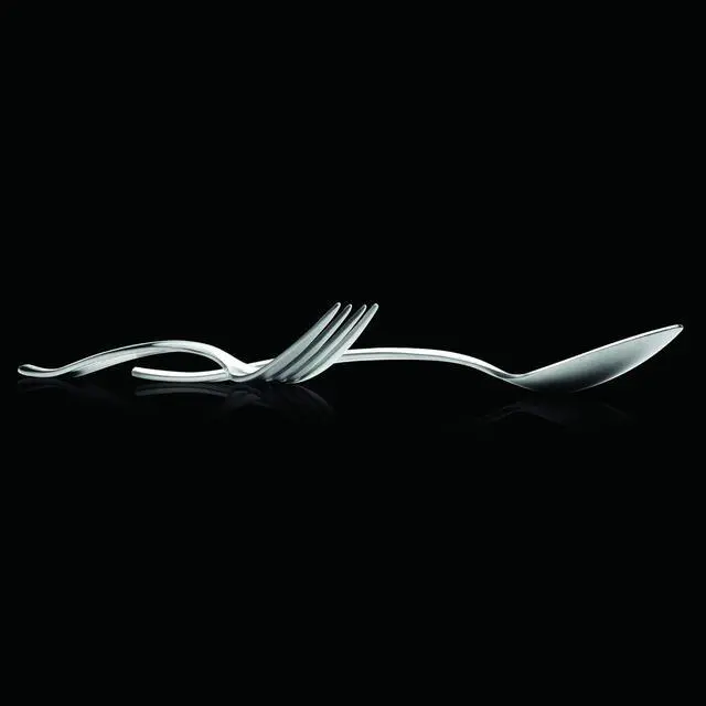 Alt view image 4 of 7 - Gourmet Settings - 20-Piece Silverware Set - Soprano Collection - Polished Stainless Steel Flatware Sets - Service for 4 - Kitchen Cutlery Utensil Knife/Fork/Spoons - Dishwasher Safe (29-902)