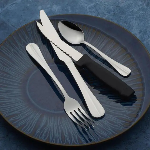 Alt view image 4 of 7 - Pfaltzgraff Simplicity 18.0 Stainless Steel 16 Piece Flatware Set, Service For 4
