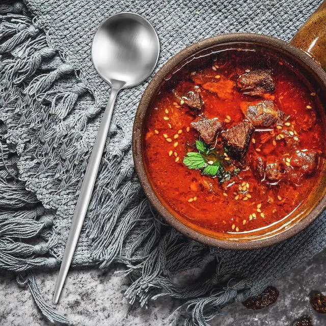 Alt view image 6 of 7 - Matte Silver Silverware Set, Stainless Steel Satin Finish, Flatware Cutlery Set for 4, 20-Piece Spoons and Forks Kitchen Utensil Set, Dishwasher Safe (Matte Silver, 20 P)